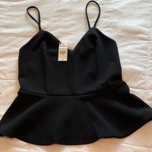 EXPRESS peplum tank. NWT. Size Small.